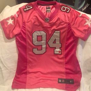 Nike NFL Football Pink Cowboys Jersey
